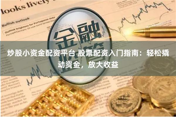 炒股小资金配资平台 股票配资入门指南：轻松撬动资金，放大收益